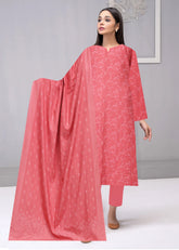 MOMO PEACH 3Pc Premium Dhanak Printed Suits (Unstitched)