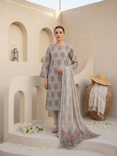 PEARL GRAY WITH MULTI PRINT Digital Printed Premium Lawn with Light weight Voile Dupatta 3pc Suit (Unstitched)