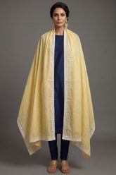 LAWN CRYSTAL CONTRAST CHICKAN KARI SHAWL