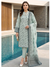 PISTACHIO PREMIUM QUALITY PRINTED SLUB LAWN SUIT WITH VOILE DUPATTA 3Pc (Unstitched)
