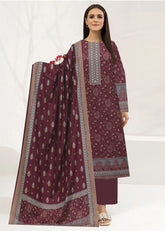 OLD MOUVE 3Pc Premium Dhanak Printed Suits (Unstitched)