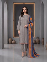 MULTI FLORAL PRINTED LAWN SUIT WITH VOILE DUPATTA 3Pc (Unstitched)