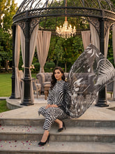ZEBRA Digital AIR JET DOBBY DORIA SUPREME QUALITY COTTON with Light weight Pure Crinkle Digital Dupatta 3pc Suit (Unstitched)