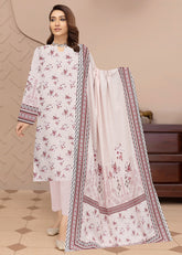 SHADES OF PEACH 3pc Premium Doria linen suit with linen dupatta (Unstitched)