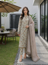 MULTI FLORAL DIGITAL PRINTED PREMIUM LAWN WITH FANCY DIAMOND DUPATTA 3Pc Suit (Unstitched)