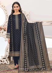 NAVY BLUE Lawn Printed 3Pc Suit (Unstitched)