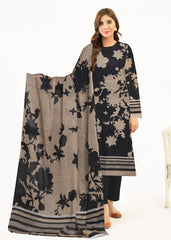 BLACK AND FAWN Digital Printed Premium Lawn 3pc Suit (Unstitched)