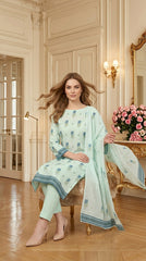 HONEYDEW Supreme Lawn 3pc suit with Luxury Voile Dupatta