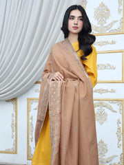 EMBROIDERED SWISS SEQUINS BORDER Shawl