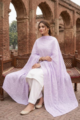 LAWN CHIKAN DORIA SHAWL