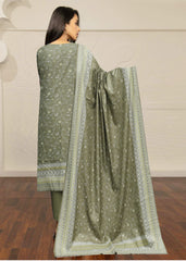 SAGE GREEN 3Pc Premium Dhanak Printed Suits (Unstitched)