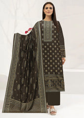 KHAKI GREEN 3Pc Premium Dhanak Printed Suits (Unstitched)