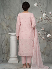 BLUSH BLOSSOM LAWN Embroidered 3Pc Suit (Unstitched)
