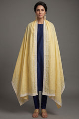 LAWN CRYSTAL CONTRAST CHICKAN KARI SHAWL