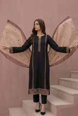 EMBROIDERED LAWN FLORAL TISSUE WITH SEQUINS WORK SHAWL