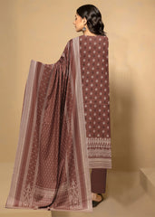 SHADES OF BROWN 3Pc Premium Dhanak Printed Suits (Unstitched)