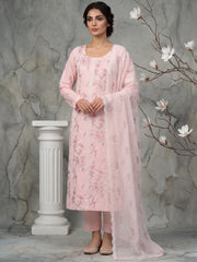 BLUSH BLOSSOM LAWN Embroidered 3Pc Suit (Unstitched)