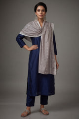 LAWN CRYSTAL CONTRAST CHICKAN KARI SHAWL