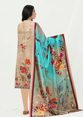 BEIGE 3pc Premium linen suit with linen dupatta (Unstitched)