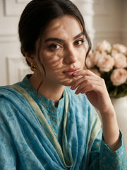 SKY Supreme Lawn 3pc suit with Luxury Voile Dupatta