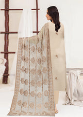 SKIN WITH COPPER Chiffon Embroidered 3Pc Suit (Unstitched)