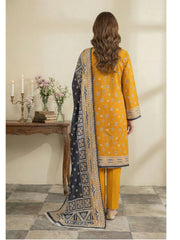 AMBER & MIDNIGHT BLUE Printed Full Suit (3Pc) suit with Luxury Voile Dupatta(Unstitched)