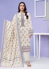 SKIN, BLUE & MAROON 3Pc Premium Dhanak Printed Suits (Unstitched)