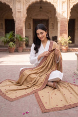 Doria Multi Twin Sequins Border Shawl