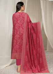 FUSCIA PINK 3Pc Premium Dhanak Printed Suits (Unstitched)