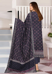 SHADES OF PURPLE 3pc Premium linen suit with linen dupatta (Unstitched)