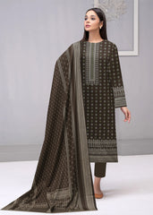 DEEP MEHNDI GREEN 3Pc Premium Dhanak Printed Suits (Unstitched)