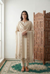 SWISS LAWN ALMAS DIAMOND STONE WORK SHAWL