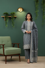 BLUE STONE 3Pc Premium Dhanak Printed Suits (Unstitched)