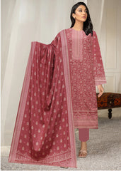 ROSEWOOD 3Pc Premium Dhanak Printed Suits (Unstitched)