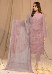 Chiffon Embroidered 3Pc Suit (Unstitched)