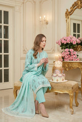 PASTEL VIRIDIAN Supreme Lawn 3pc suit with Luxury Voile Dupatta