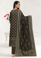 KHAKI GREEN 3Pc Premium Dhanak Printed Suits (Unstitched)