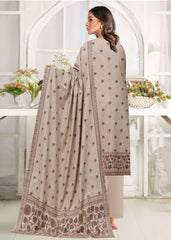 FAWN & BROWN 3Pc Premium Dhanak Printed Suits (Unstitched)