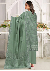 SEA GREEN 3Pc Premium Dhanak Printed Suits (Unstitched)
