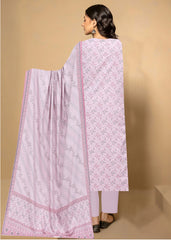 LACE PINK Cashme Wool 3 Pc Printed Unstitched Suit