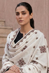 EMBROIDERED LAWN BALOCHI BOOTI WITH SEQUINS WORK SHAWL