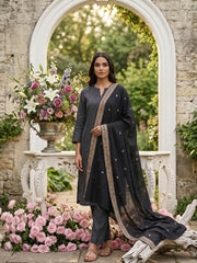 LAWN FANCY SEQUINS BORDER SHAWL