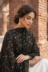 LAWN SHADOW 4 SIDE LACE WORK SHAWL