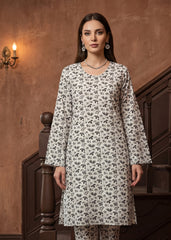 BLACK & CREAM Premium Classic Lawn 2pc (Unstitched)