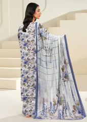 SHADES OF LILAC 3pc Premium linen suit with linen dupatta (Unstitched)